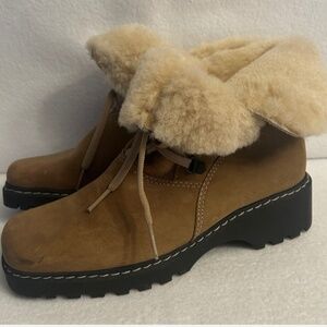 La Canadienne caramel winter boots
